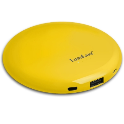 LuguLake 7800mAh External Battery Pack, High Capacity Power Bank, Backup Charger