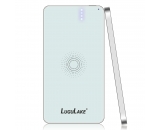 LuguLake 4200mAh Qi-Enabled Wireless External Battery Power Bank w/ Inductive Charger Pad Station